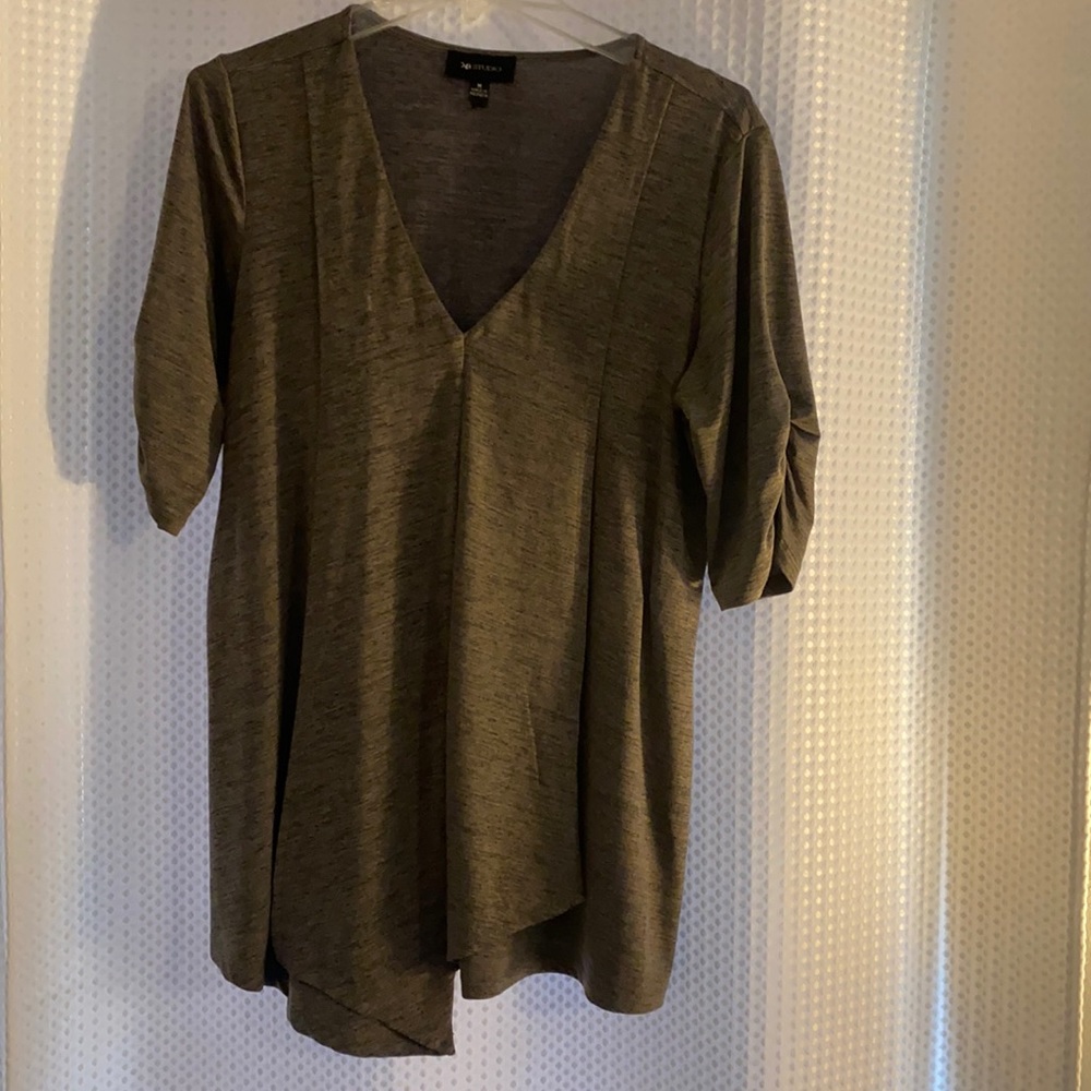 Gray Blouse from AB Studio